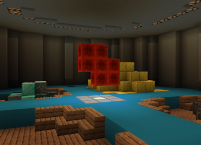 AmongCraft map made by GreenLeaf_98 on planetminecraft. Link: https://www.planetminecraft.com/project/among-us-airship-map-4938555/